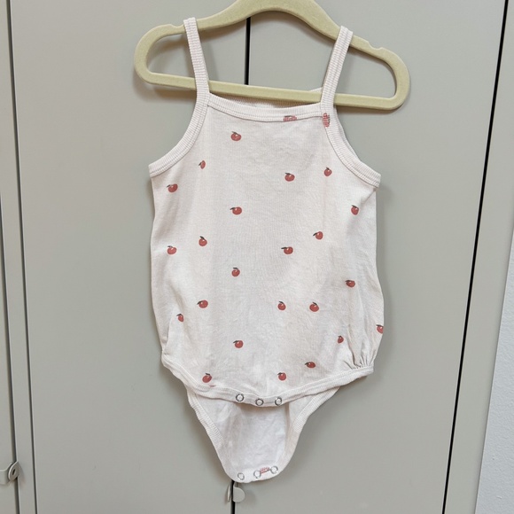 KATE QUINN bundle - navy zip up (6-12m), gray sweater (12-18m), onesie (12-18m) - Picture 12 of 16